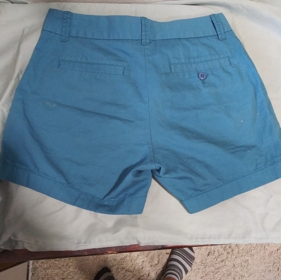 Ladies dark teal shorts - Picture 3 of 6